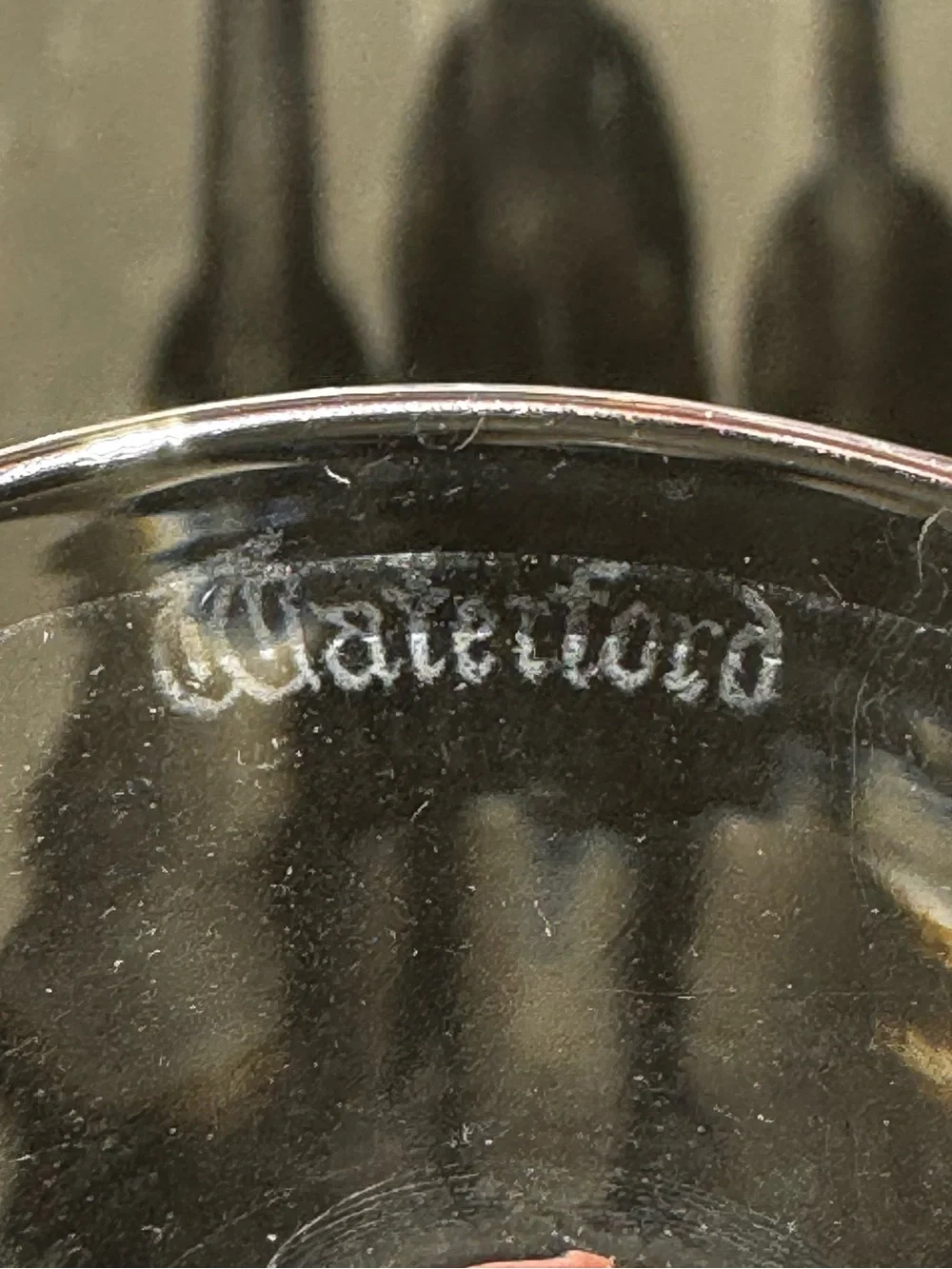 Waterford Alana Crystal Stemware Set 5 Sherry Cordial Glasses Signed